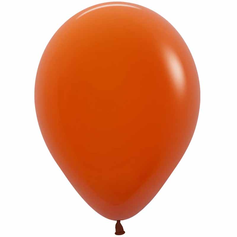 50PK 5in FASHION SUNSET ORANGE SEMPERTEX (20018017)