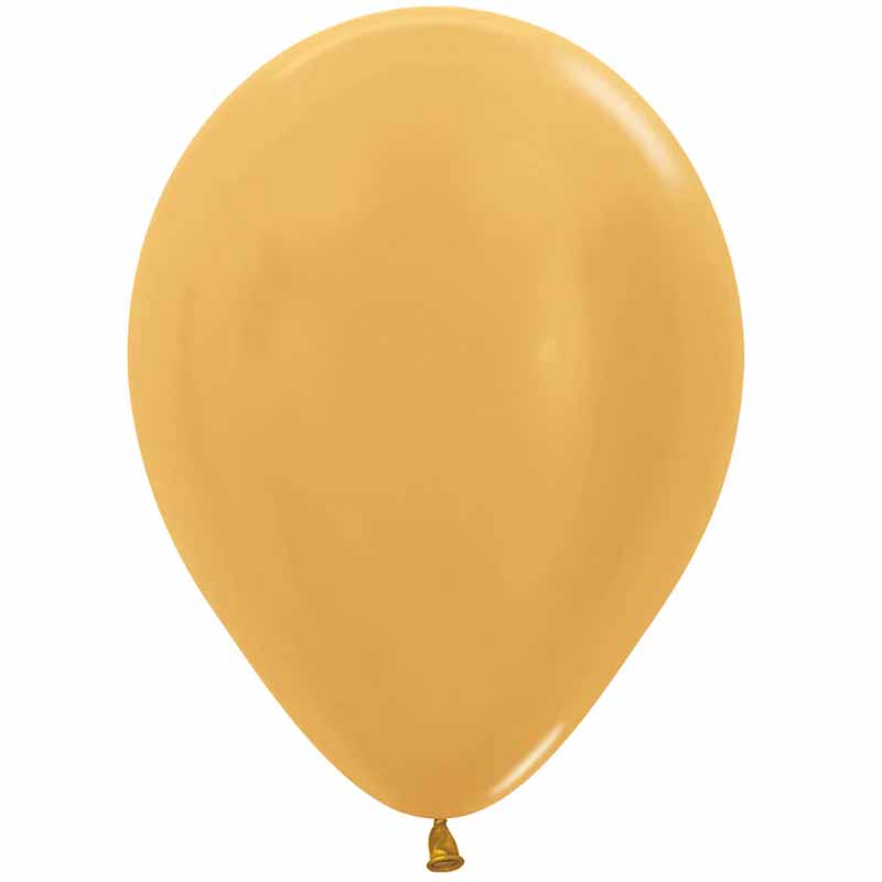 50PK 5in METALLIC GOLD SEMPERTEX (20000564)