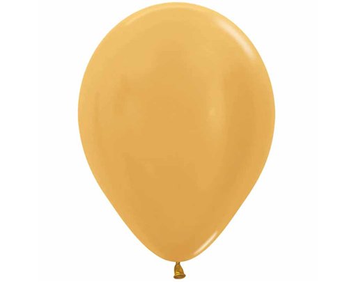 50PK 5in METALLIC GOLD SEMPERTEX (20000564)