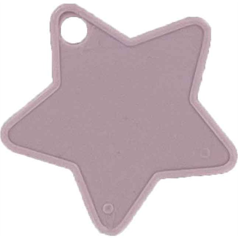 PALE PINK STAR SHAPED WEIGHT 25S