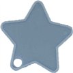 PALE BLUE STAR SHAPED WEIGHT 25S