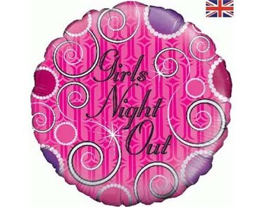 18in GIRLS NIGHT OUT FOIL BALLOON