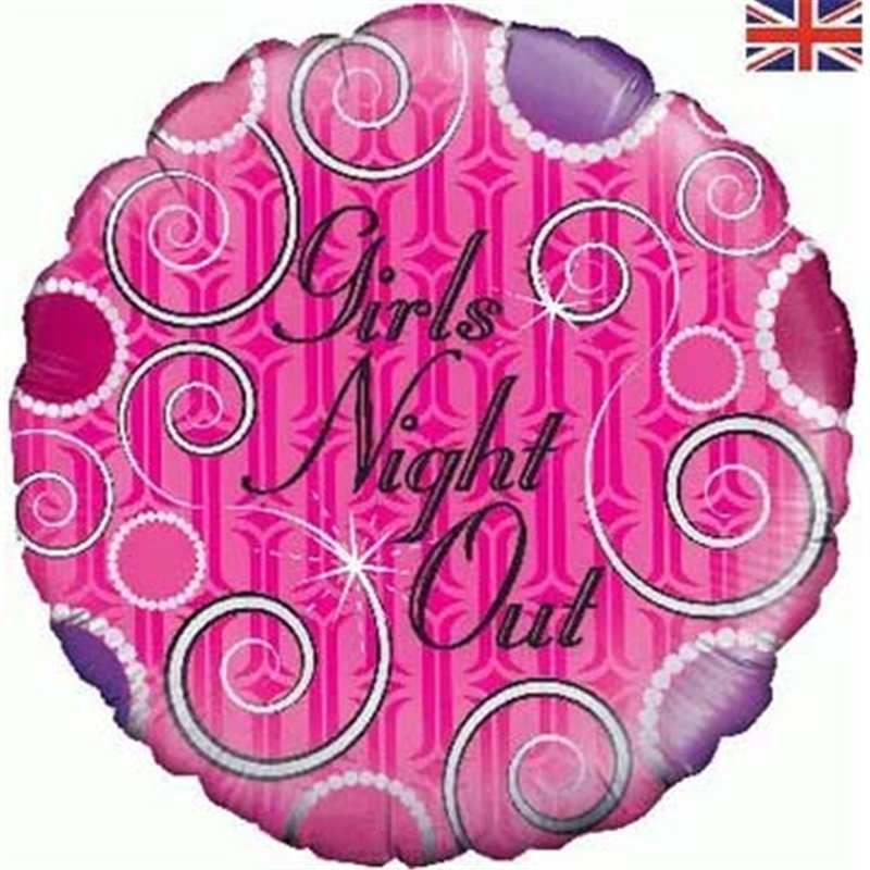 18in GIRLS NIGHT OUT FOIL BALLOON