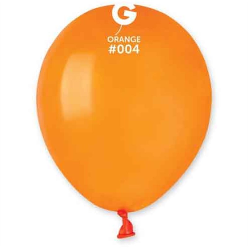 50PK 5in ORANGE GEMAR LATEX