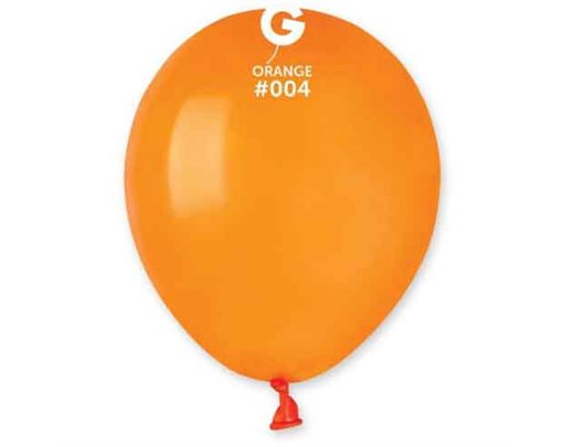 50PK 5in ORANGE GEMAR LATEX