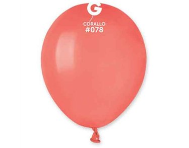 50PK 5in CORALLO GEMAR LATEX