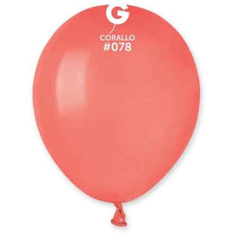 50PK 5in CORALLO GEMAR LATEX