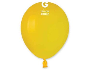 50PK 5in YELLOW GEMAR LATEX