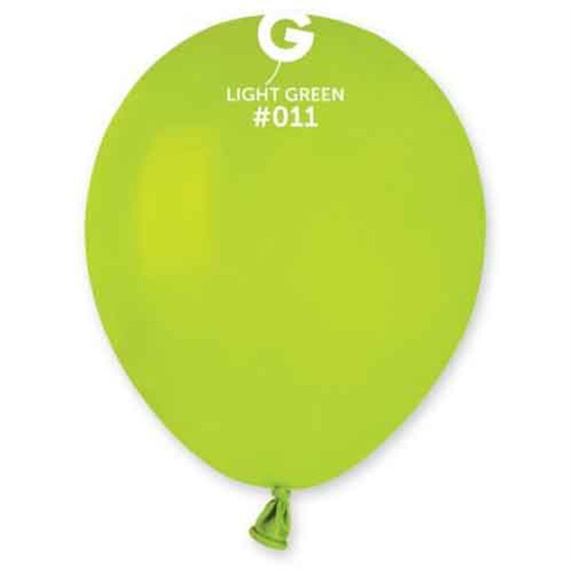 50PK 5in LIGHT GREEN GEMAR LATEX
