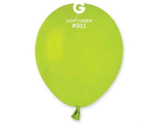 50PK 5in LIGHT GREEN GEMAR LATEX