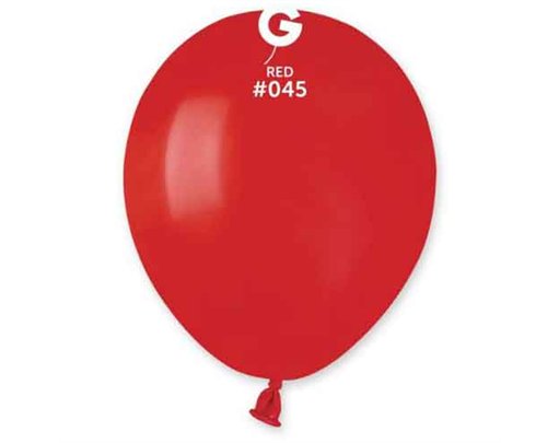 50PK 5in RED GEMAR LATEX
