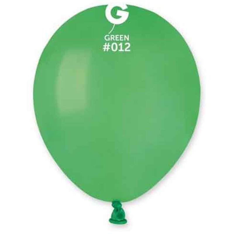 50PK 5in GREEN GEMAR LATEX