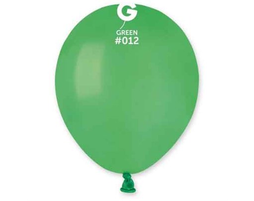 50PK 5in GREEN GEMAR LATEX