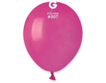 50PK 5in FUCHSIA GEMAR LATEX