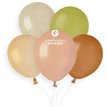 50PK 5in ASST NATURAL COLOURS GEMAR LATEX
