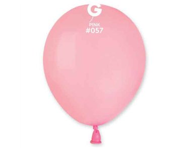 50PK 5in PINK GEMAR LATEX
