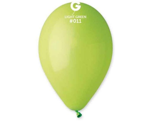 50PK 12in LIGHT GREEN GEMAR LATEX