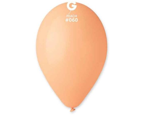 50PK 12in PEACH GEMAR LATEX