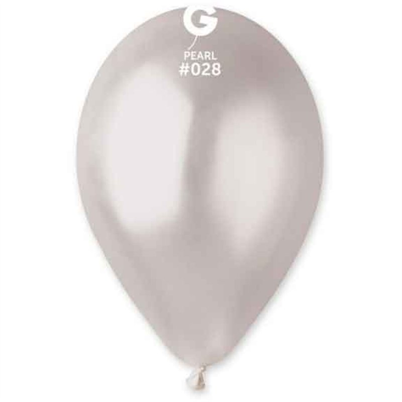 50PK 12in METALLIC PEARL GEMAR LATEX