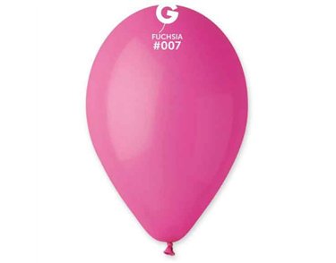 50PK 12in FUCHSIA GEMAR LATEX