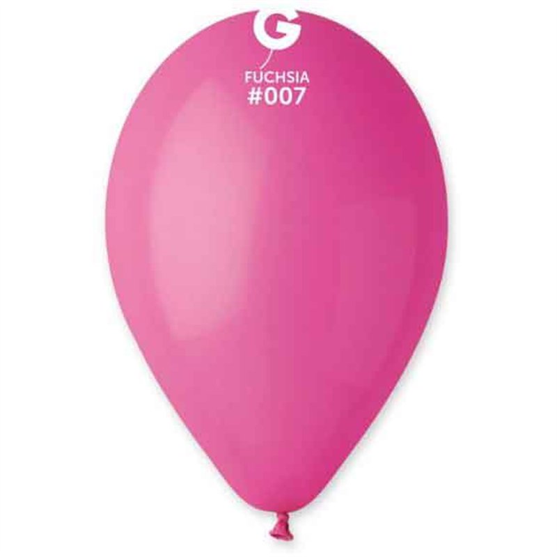 50PK 12in FUCHSIA GEMAR LATEX