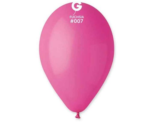 50PK 12in FUCHSIA GEMAR LATEX