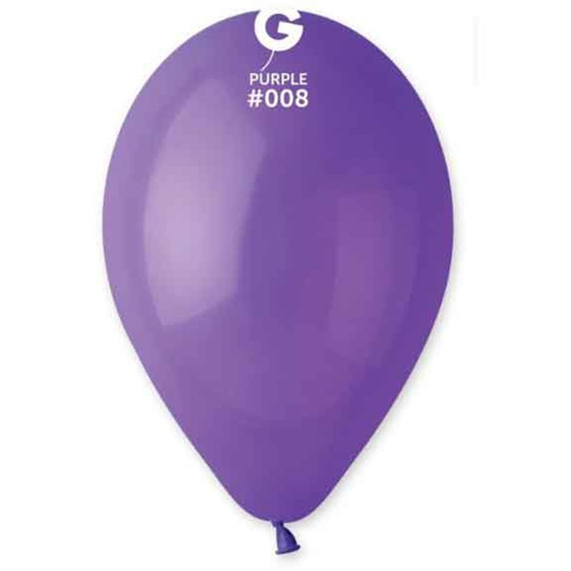 50PK 12in PURPLE GEMAR LATEX