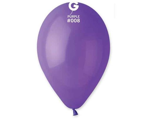 50PK 12in PURPLE GEMAR LATEX