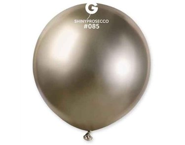 25PK 19in SHINY PROSECCO GEMAR LATEX