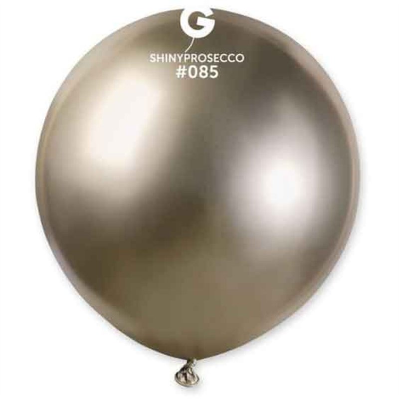 25PK 19in SHINY PROSECCO GEMAR LATEX