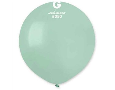 25PK 19in AQUAMARINE GEMAR LATEX