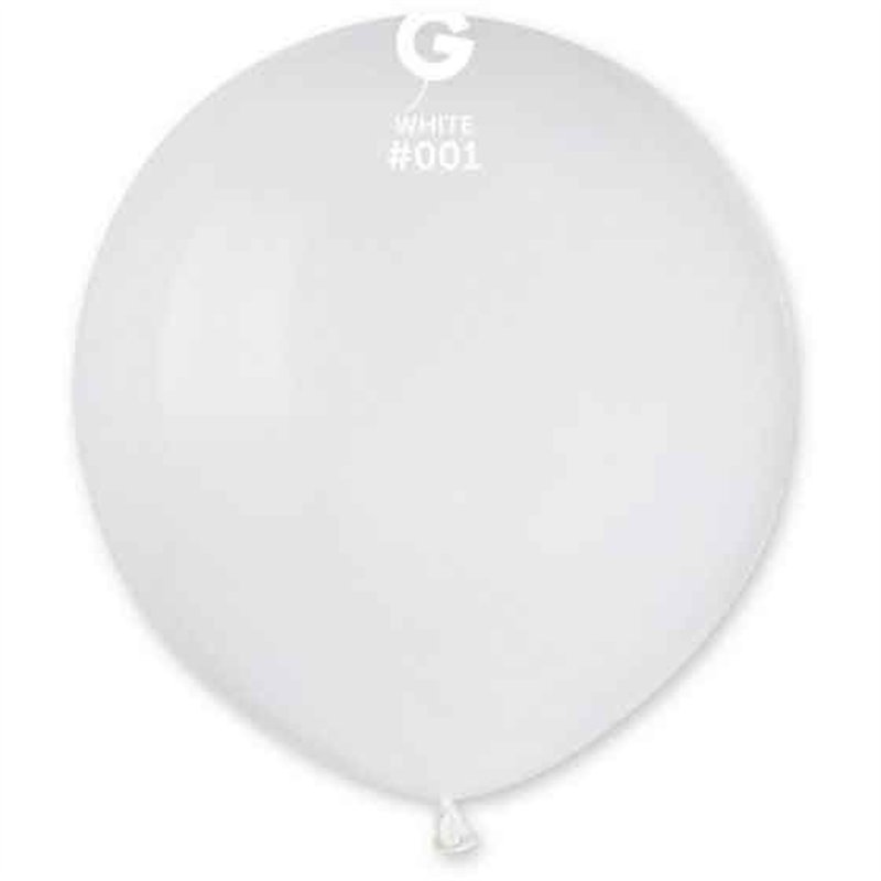 25PK 19in WHITE GEMAR LATEX