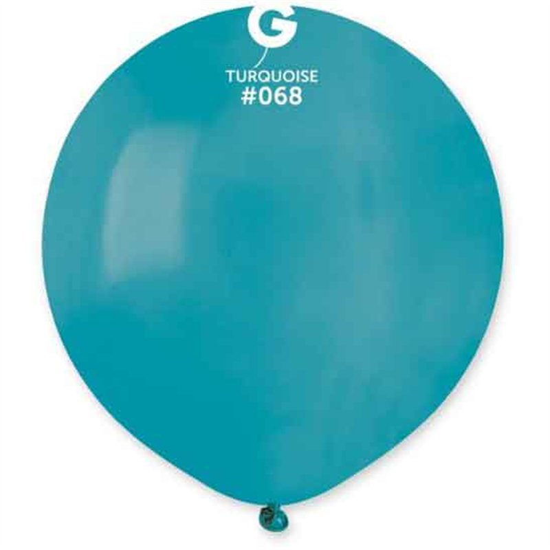 25PK 19in TURQUOISE GEMAR LATEX