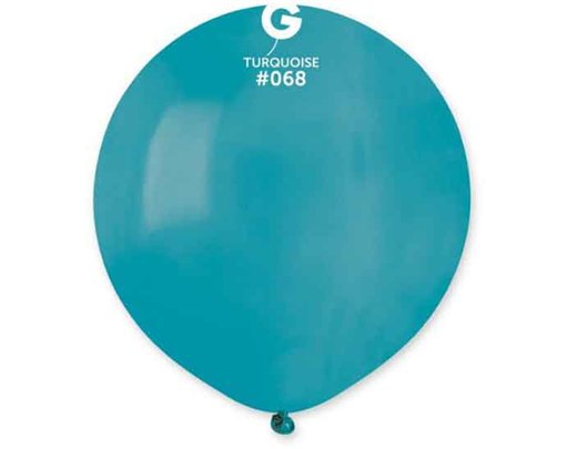 25PK 19in TURQUOISE GEMAR LATEX
