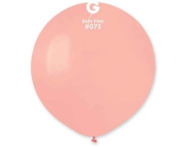 25PK 19in BABY PINK GEMAR LATEX