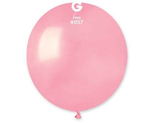 25PK 19in PINK GEMAR LATEX