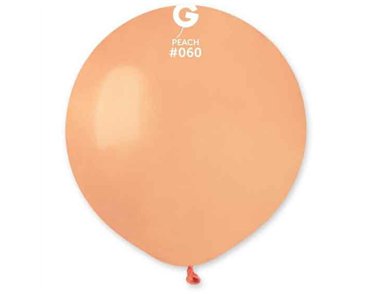 25PK 19in PEACH GEMAR LATEX