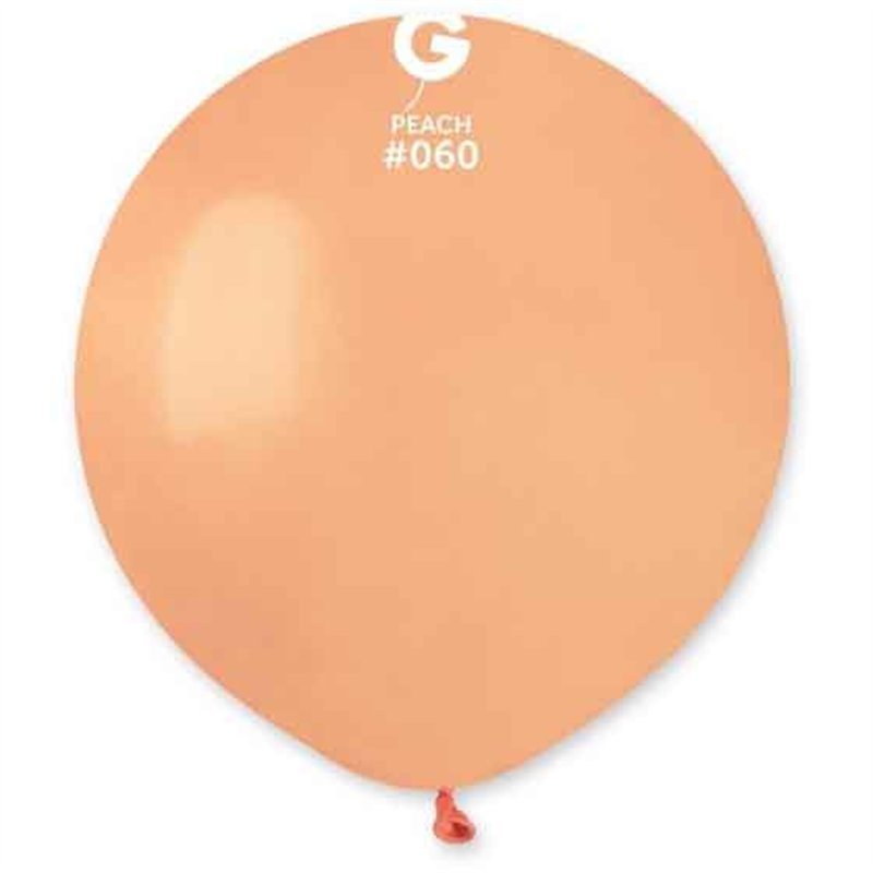 25PK 19in PEACH GEMAR LATEX