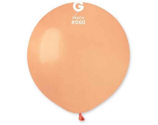 25PK 19in PEACH GEMAR LATEX