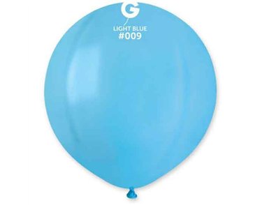 25PK 19in LIGHT BLUE GEMAR LATEX