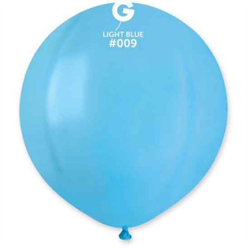 25PK 19in LIGHT BLUE GEMAR LATEX