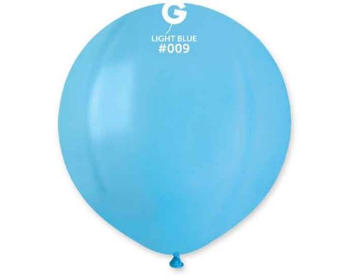 25PK 19in LIGHT BLUE GEMAR LATEX