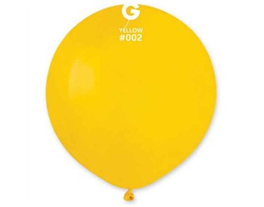25PK 19in YELLOW GEMAR LATEX