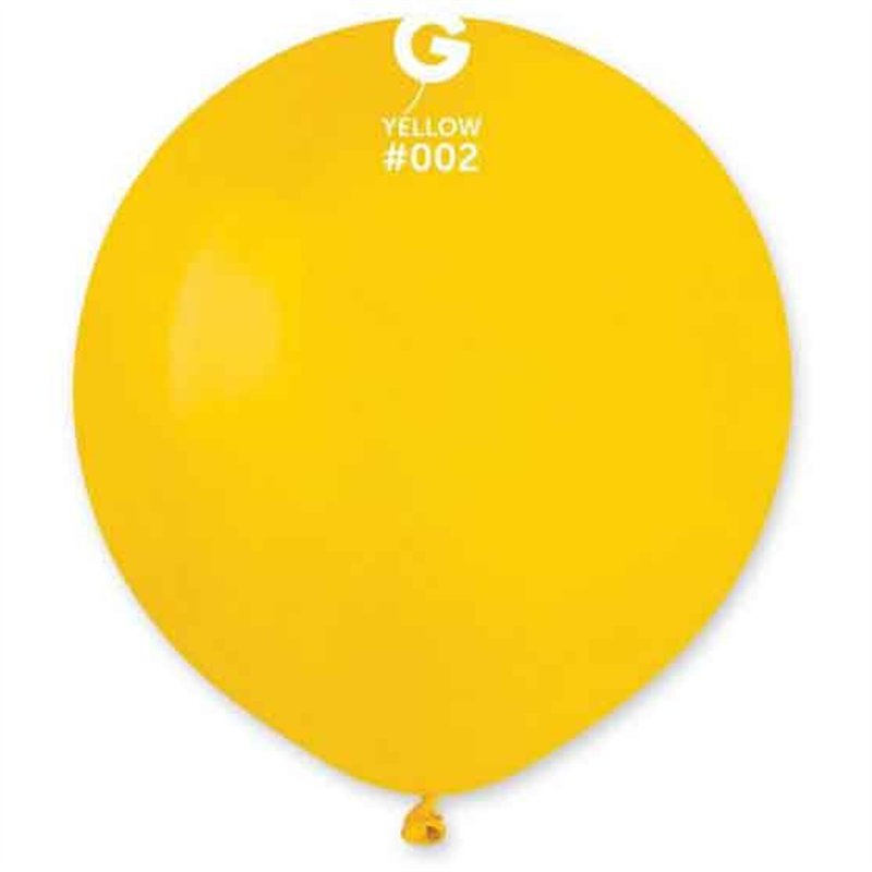 25PK 19in YELLOW GEMAR LATEX