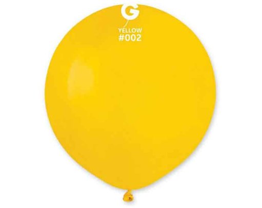 25PK 19in YELLOW GEMAR LATEX