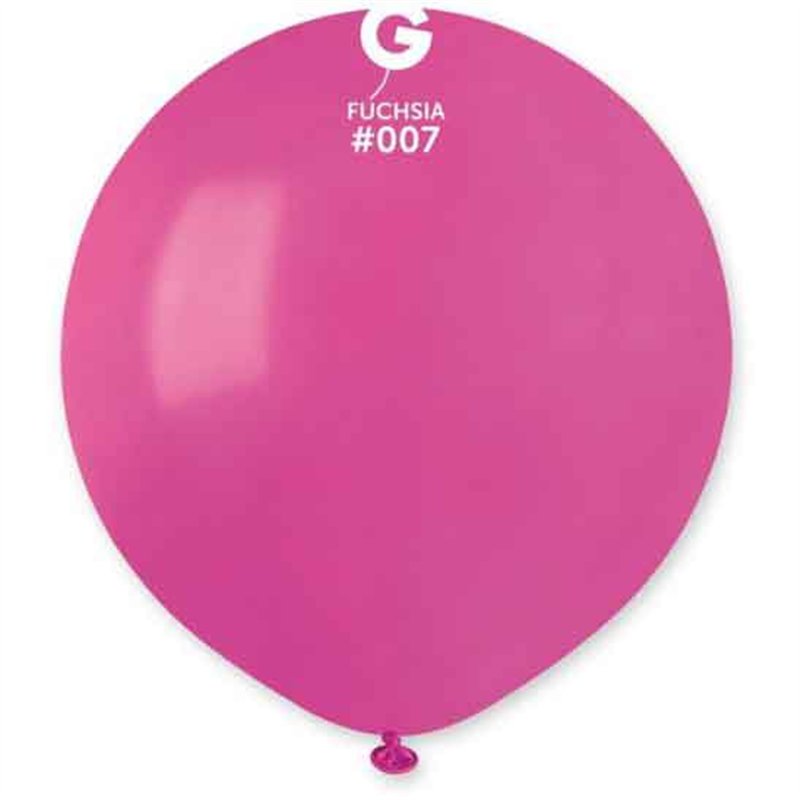 25PK 19in FUCHSIA GEMAR LATEX