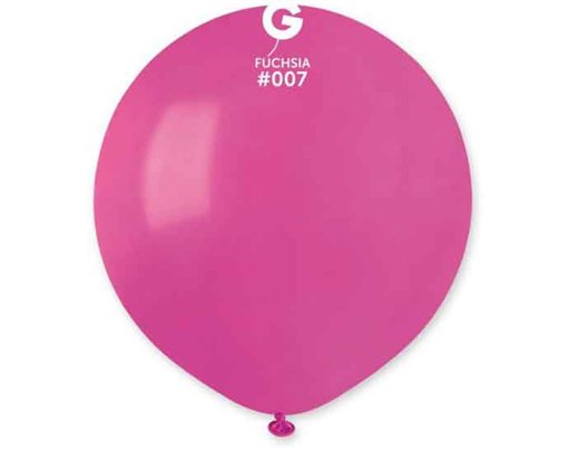 25PK 19in FUCHSIA GEMAR LATEX