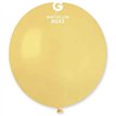 25PK 19in BABY YELLOW GEMAR LATEX