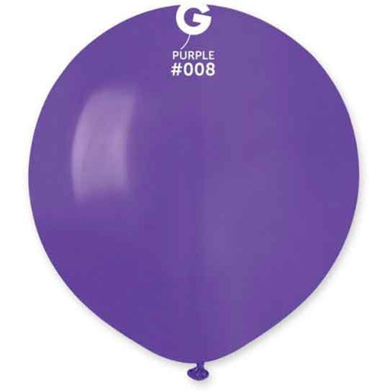 25PK 19in PURPLE GEMAR LATEX