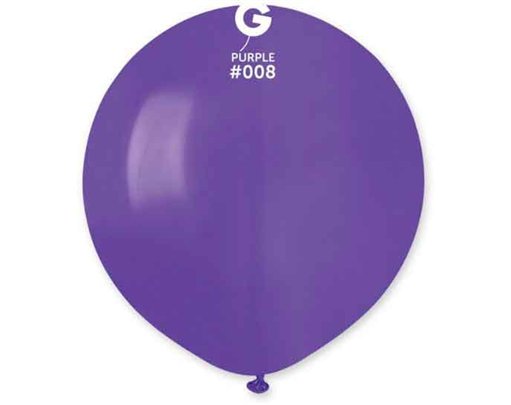 25PK 19in PURPLE GEMAR LATEX